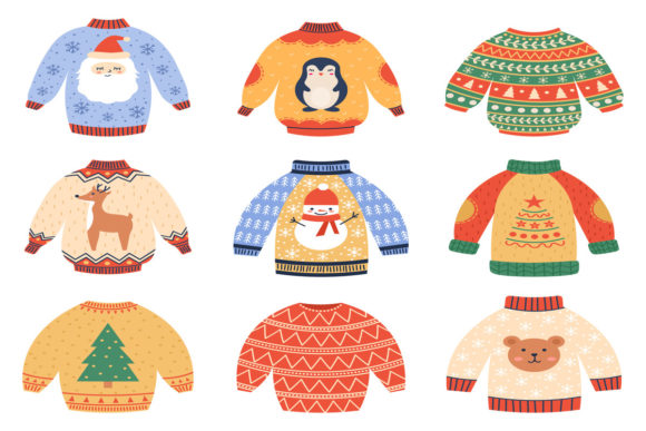 Download Winter Holidays Jumpers - Day Collection
