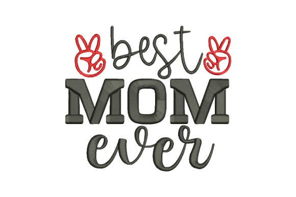 Download Mother's Day Embroidery Design - Day Collection