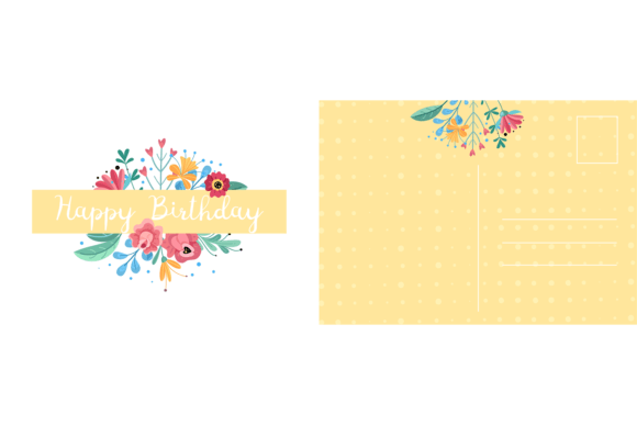 Download Happy Birthday Postcard. Holiday Card Wi - Day Collection