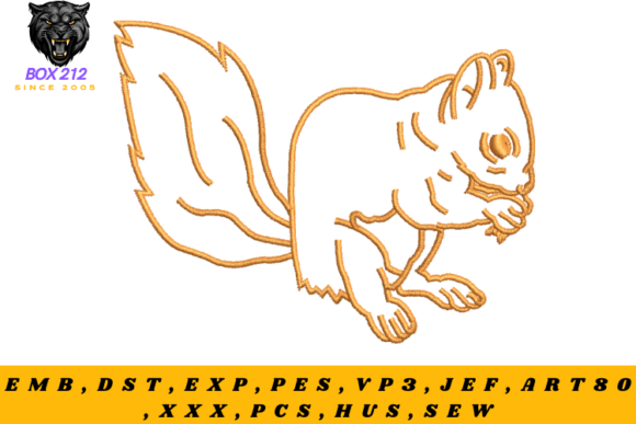 Download Squirrel – Digital Embroidery Design - Design Collection