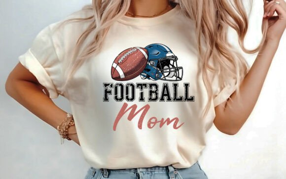 Download Football Mom Cheer Mom Shirt Design PNG - Design Collection