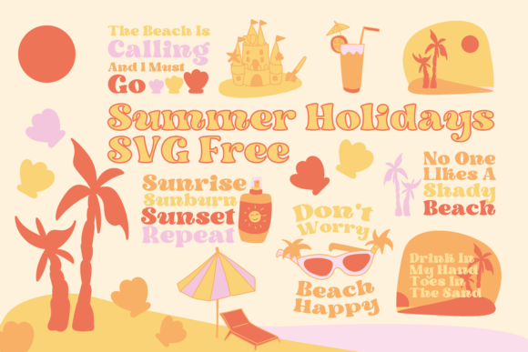 Download Summer Holidays SVG Free - Day Collection