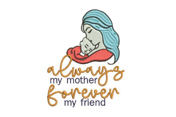 Download Mother's Day Embroidery Design - Day Collection