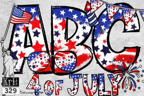Download Patriotic Flag Png Font Independence Day - Day Collection