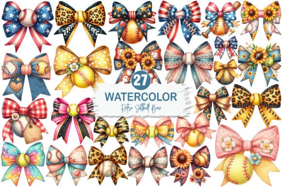 Download Retro Softball Bow Mama Design - Design Collection