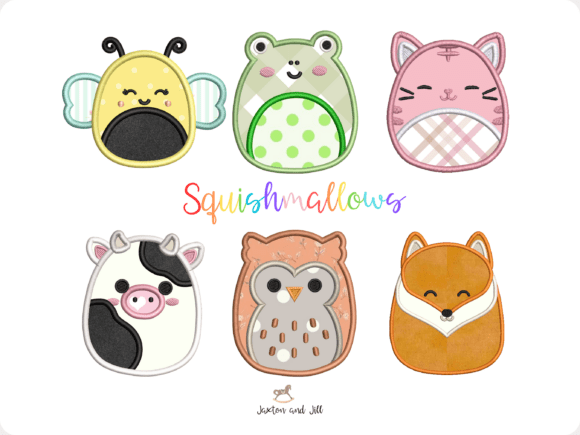 Download Squishmallow Embroidery Design Bundle - Design Collection