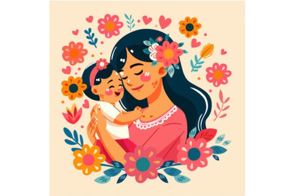 Download Hand Drawn Mothers Day Illustration - Day Collection