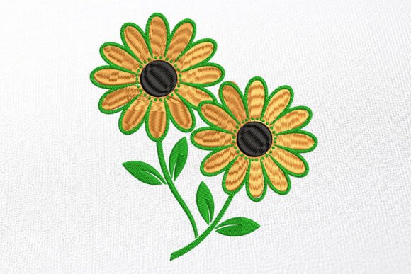 Download Sunflower Embroidery Design - Design Collection