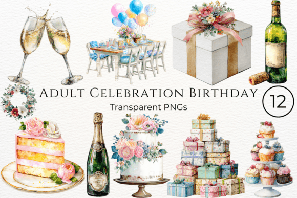 Download Adult Celebration Birthday Clipart - Day Collection