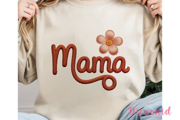 Download Mama Flower Embroidery PNG Clipart - Premium Resources