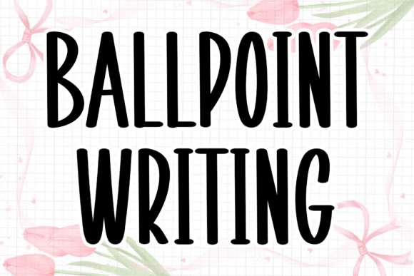 Download Ballpoint Writing - Writing Collection