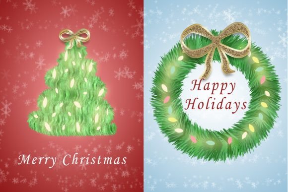 Download Happy Holidays &amp; Merry Christmas Graphic - Day Collection