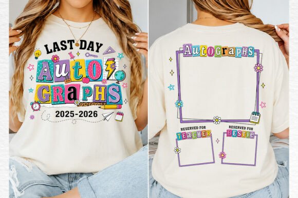 Download Last Day Autographs 2026 PNG T-Shirt - Day Collection