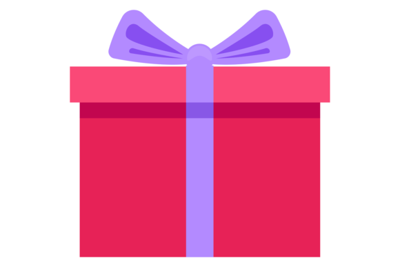 Download Red Gift Box Icon. Holiday Present Symbo - Day Collection