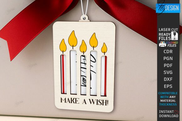 Download Birthday Gift Card Laser Cut | Gift Idea - Day Collection