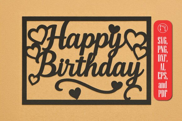 Download Cricut Birthday Gift Card SVG Cut File - Day Collection