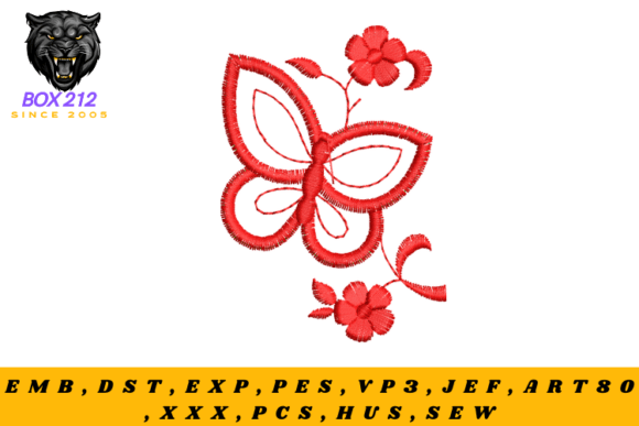 Download Butterfly Digital Embroidery Design - Design Collection