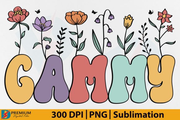 Download Gammy PNG, Flower Grandma Mother's Day - Day Collection